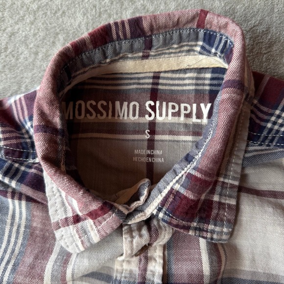 Goodfellow & Co Old Navy Pearl Snap Mossimo Mens Plaid Button Down Shirts Med Sm - Picture 15 of 15